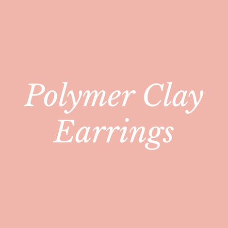 Polymer clay earrings