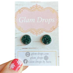 10 mm druzy studs