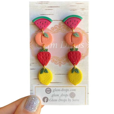 Clay fruit dangles