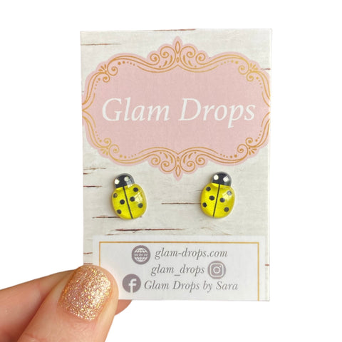 Ladybug studs