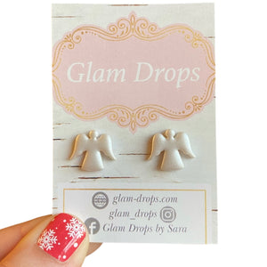 Clay angel studs