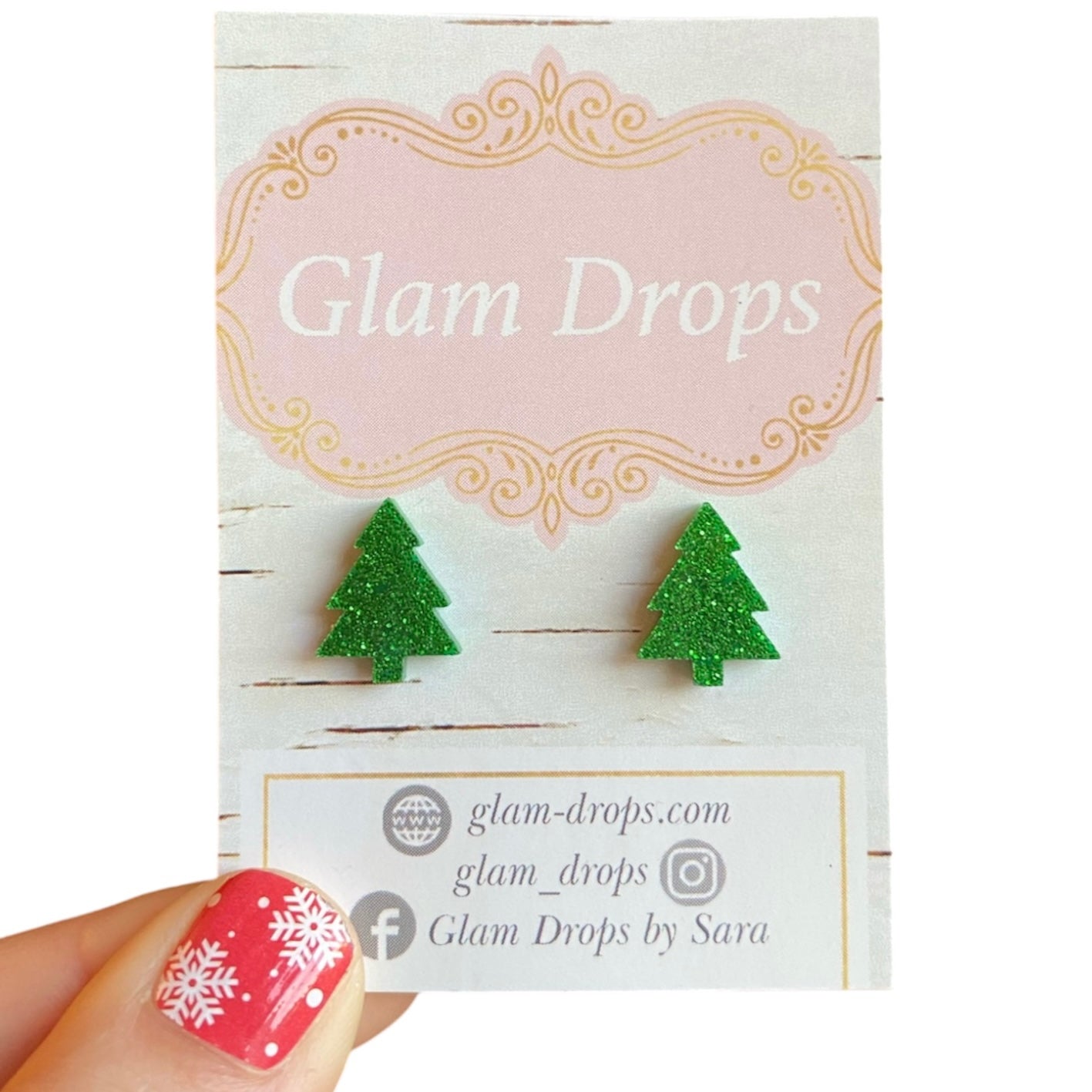 Acrylic tree studs