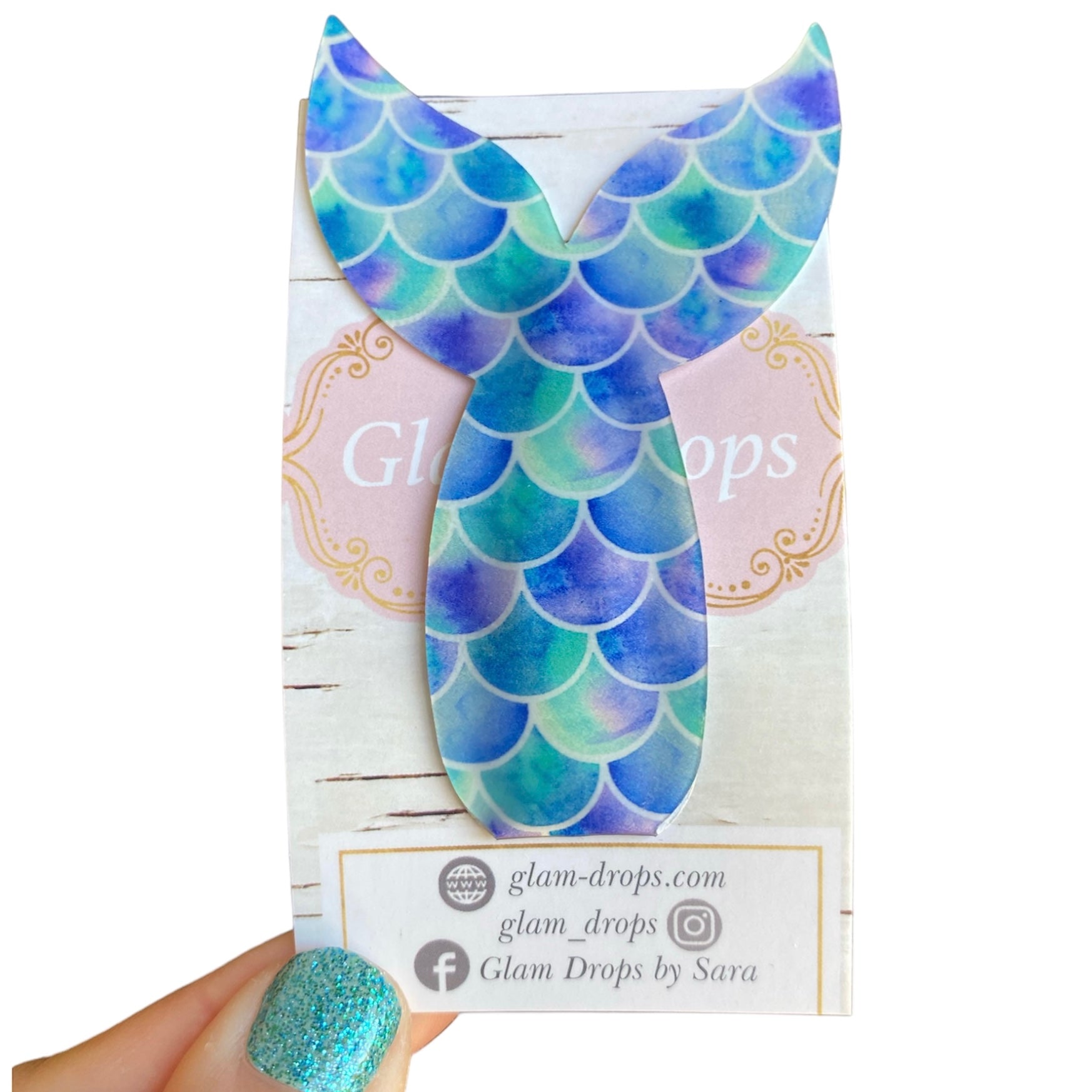 Mermaid snap clip