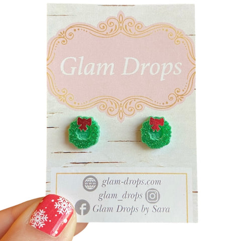 Acrylic wreath studs