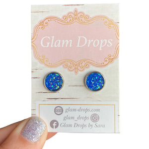 10 mm druzy studs