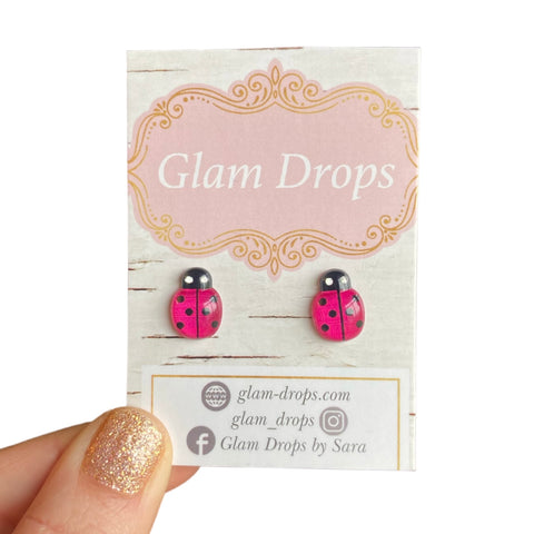 Ladybug studs