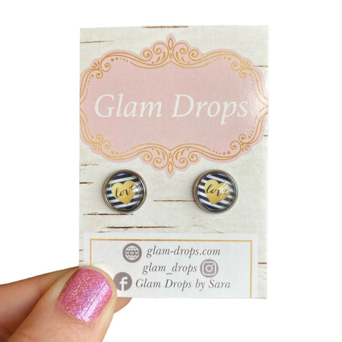 10 mm glass cabs