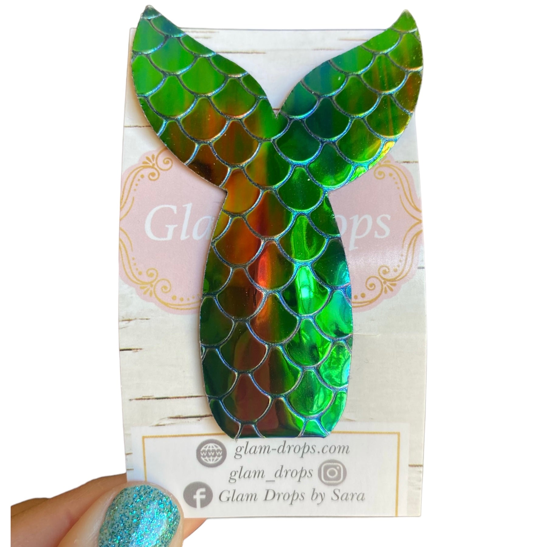 Mermaid snap clip