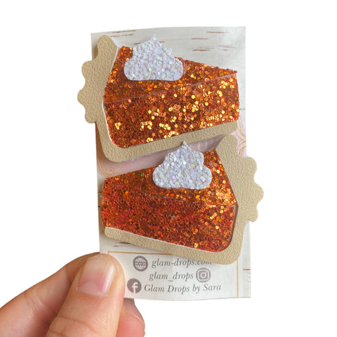 Pumpkin pie snap clip set