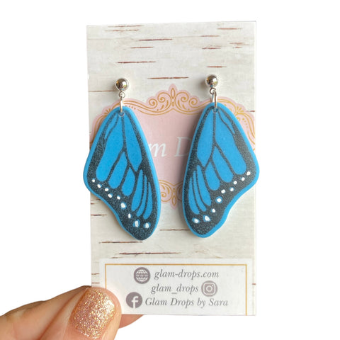 Clay blue butterfly wings