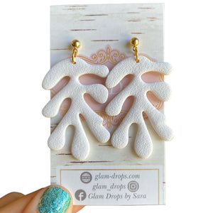 Clay coral dangles